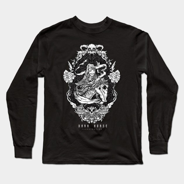 Dark Horse Long Sleeve T-Shirt by MAGE